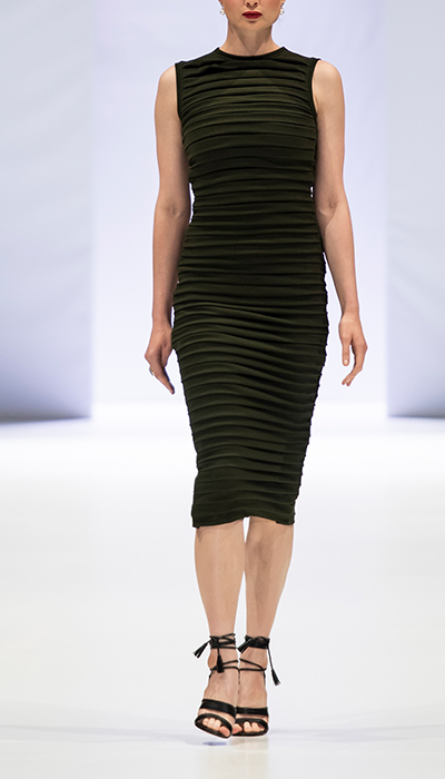 RUB381 - Hand-Tuck Dress