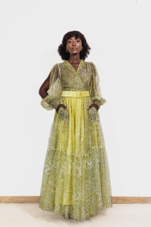 Tsakani Maxi Sundress in Nngwe Print