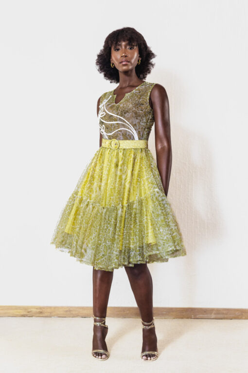 Ndode Sundress in Nngwe Print